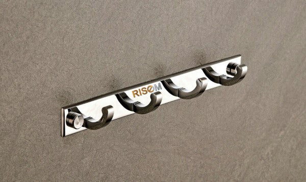 RiseOm Wall Mounted Hanger for Clothes/Towel Hooks Made of Brass