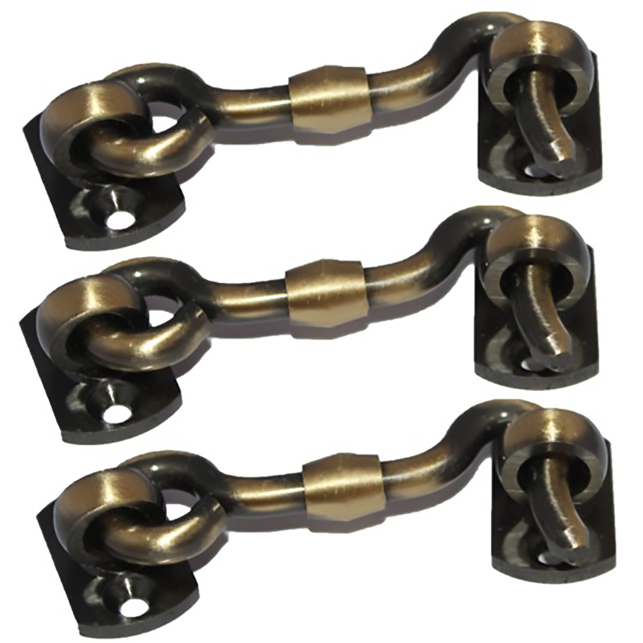 RiseOm Brass Gate Hook/Window Hook (Square-Oval Eye) used in windows