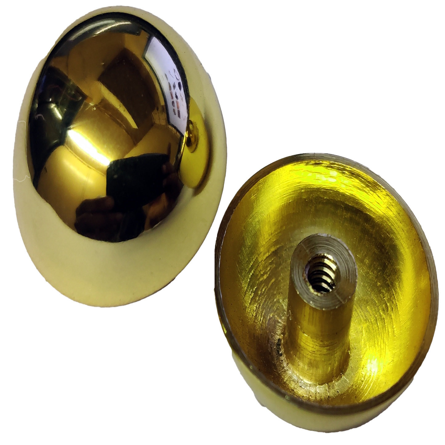 RiseOm Half Round Dome Cap made of brass 30mm diameter