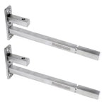 RiseOm Steel Heavy Fix Size F Bracket/Glass Shelf Support / 9.5 mm Rod Thickness