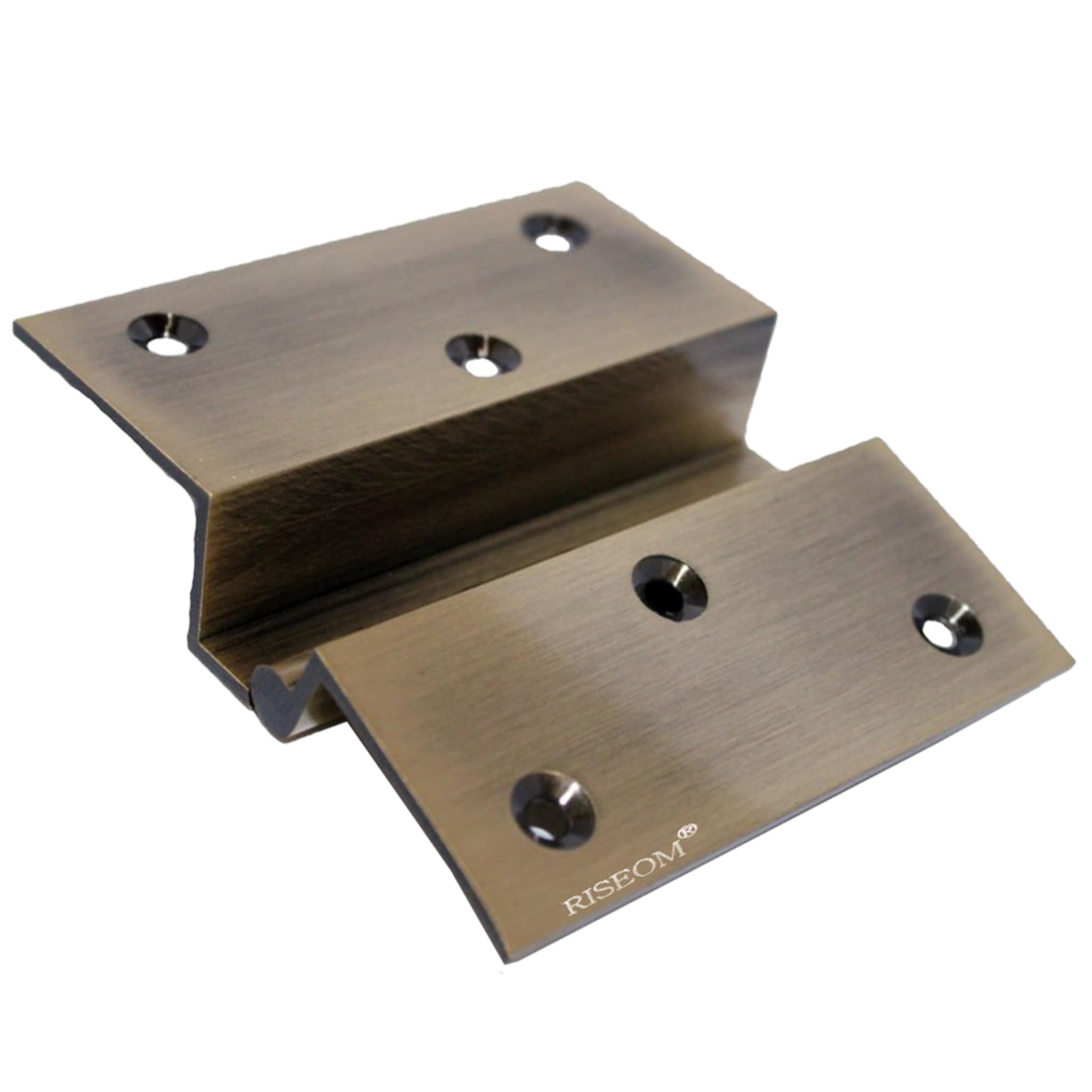 RiseOm W Hinges with Smooth Movement Made of Brass-Door Furniture-RiseOm Hardware-RISEOM