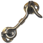 RiseOm Brass Gate Hook/Window Hook (Oval Eye) used in window doors