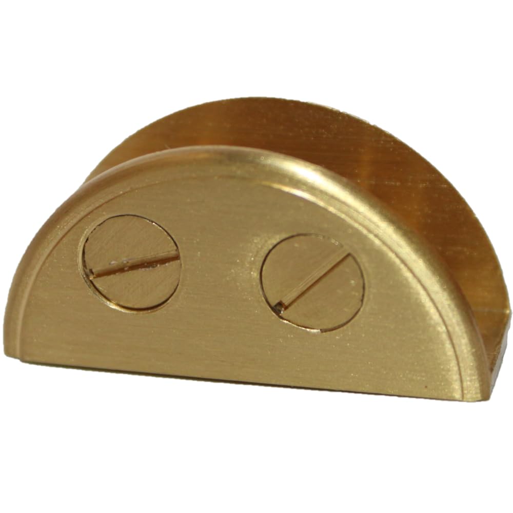 RiseOm Brass D Bracket/D Clamp Bracket for Glass