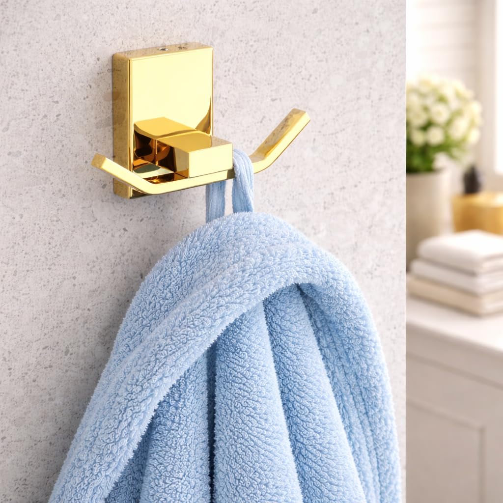 RISEOM Robe Hook,Bath Towel Hook Made of Heavy Duty Stainless Steel
