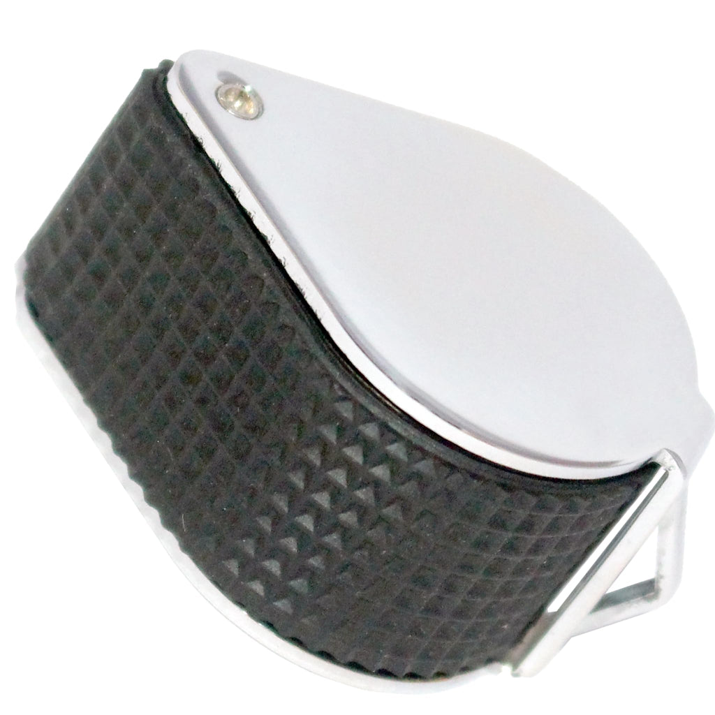 RiseOm Brass Jewelers Eye Loupe,Magnifier,Fold able Jewelry Magnifier for Gems,Jewelry,Coins,Stamps, etc