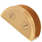 RiseOm Heavy D Bracket/D Clamp Bracket for Glass Made of Brass