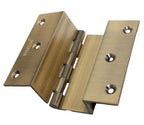 RiseOm W Hinges with Smooth Movement Made of Brass-Door Furniture-RiseOm Hardware-RISEOM