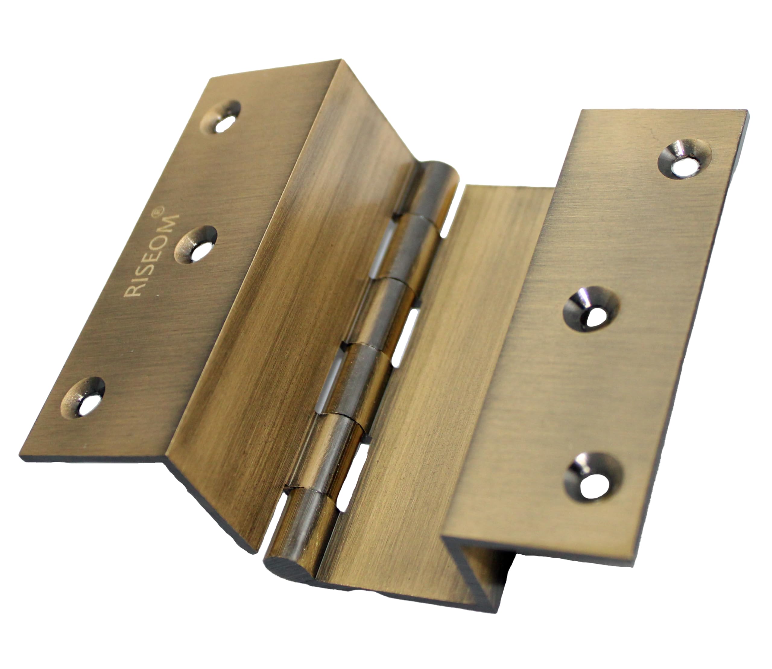 RiseOm W Hinges with Smooth Movement Made of Brass-Door Furniture-RiseOm Hardware-RISEOM