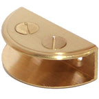 RiseOm Brass D Bracket/D Clamp Bracket for Glass