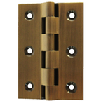 RiseOm Railway Hinges of Brass (3x7/8x1/8) inches/ (75x23x3)mm - RiseOm Hardware