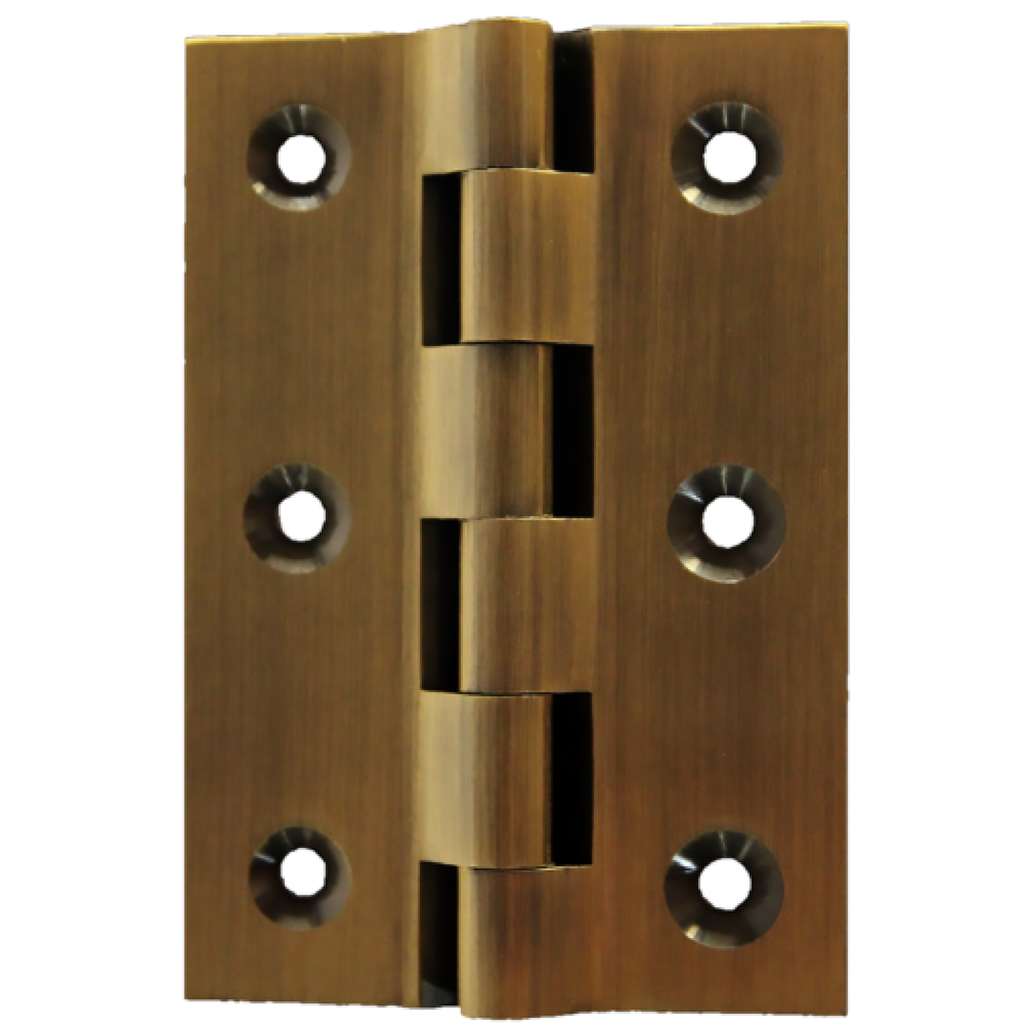 RiseOm Railway Hinges of Brass (3x7/8x1/8) inches/ (75x23x3)mm