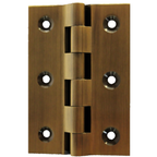 RiseOm Railway Hinges of Brass (3x7/8x1/8) inches/ (75x23x3)mm