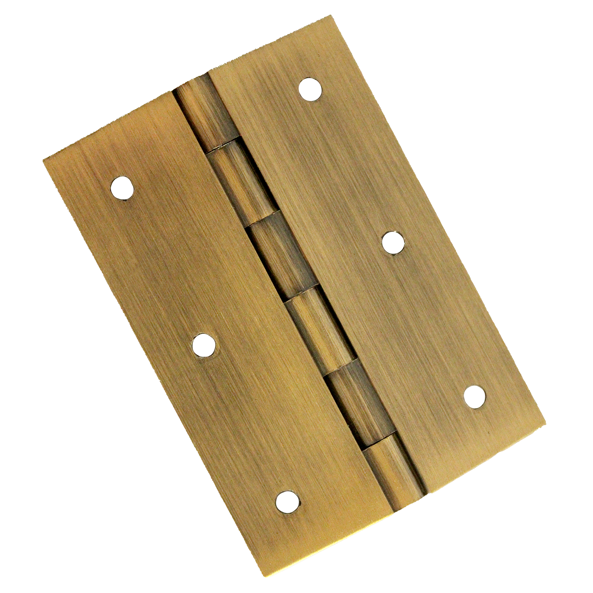 RiseOm Railway Hinges of Brass (3x7/8x1/8) inches/ (75x23x3)mm