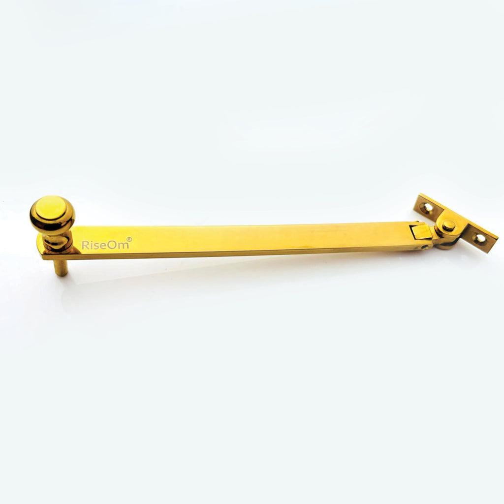 RiseOm Adjustable Window Stay/Window Casement Stay Latch Made of Brass