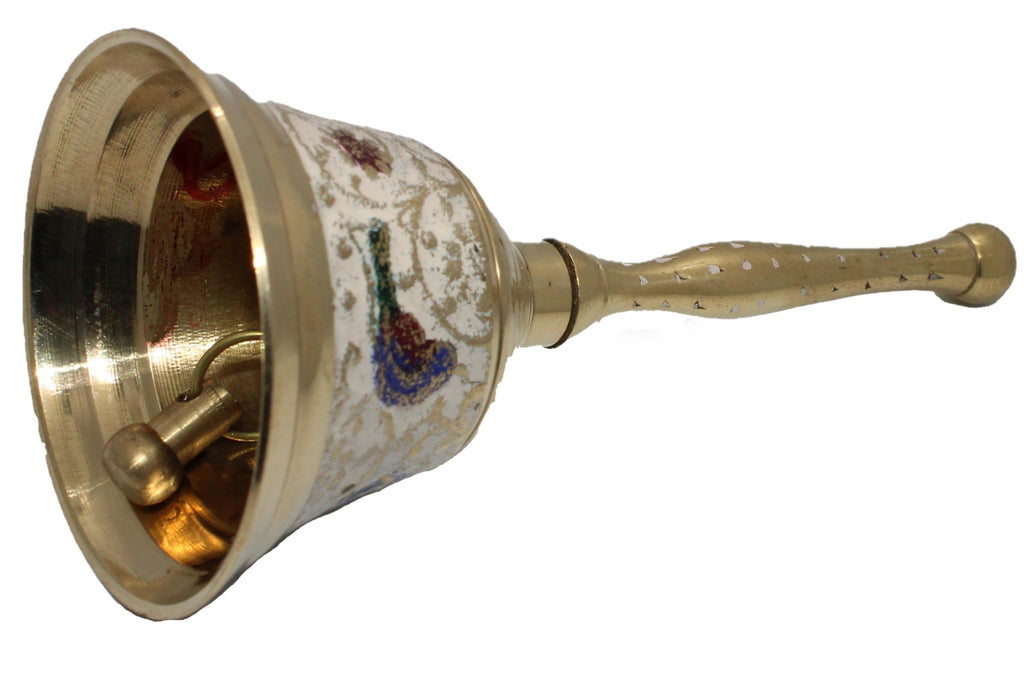 Brass Pooja Bell for Home, Prayer Bell, Pooja Mandir Bell, Pooja Hand Bell-home products-RiseOm Hardware-RISEOM