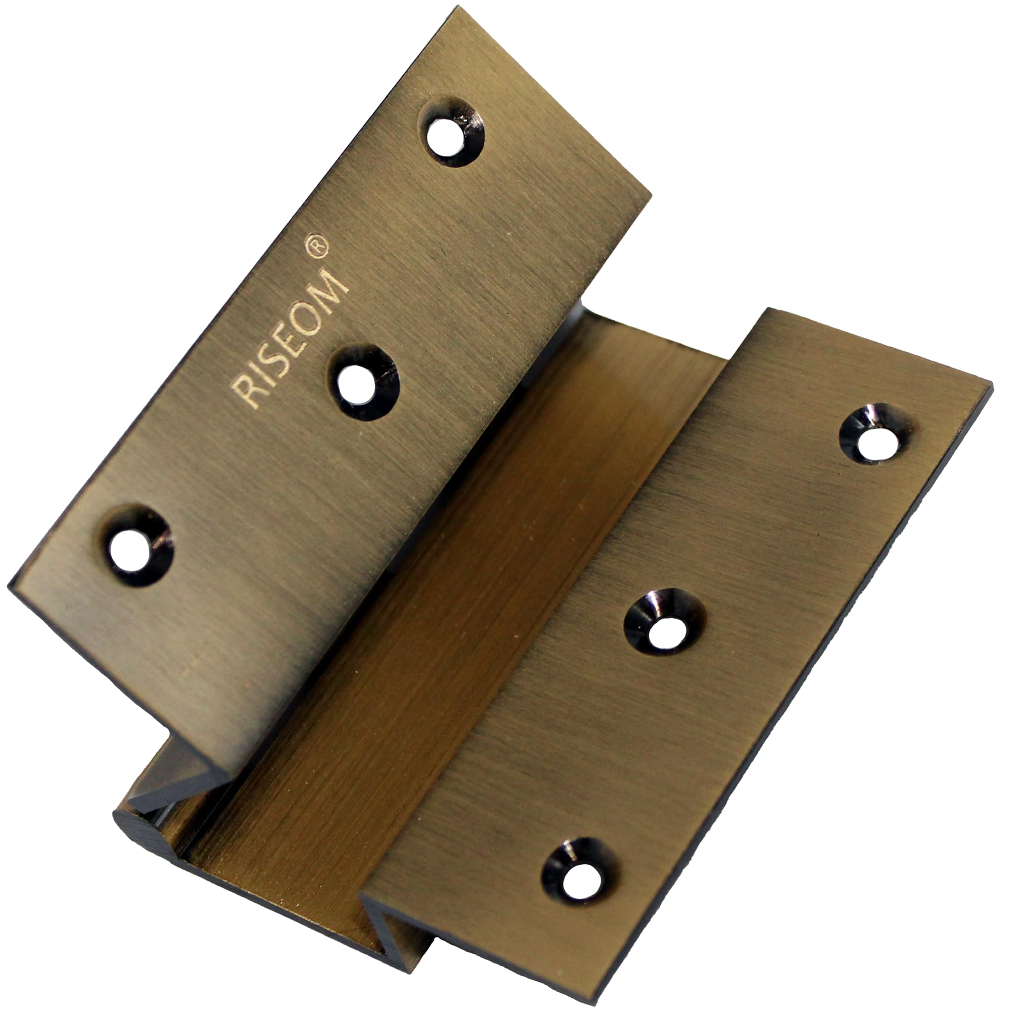 RiseOm W Hinges with Smooth Movement Made of Brass-Door Furniture-RiseOm Hardware-RISEOM