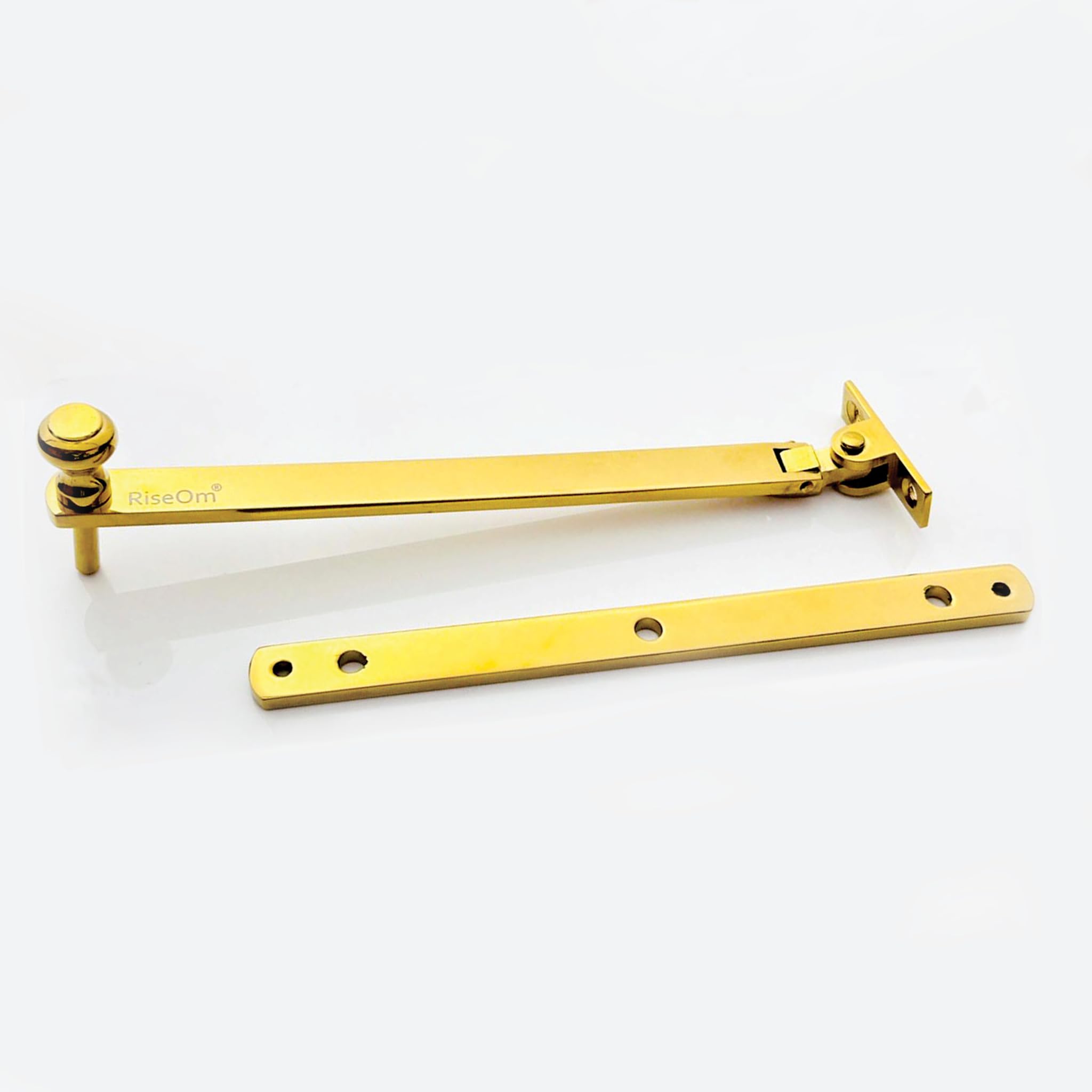 RiseOm Adjustable Window Stay/Window Casement Stay Latch Made of Brass
