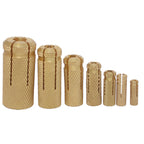 RiseOm Knurled Expansion Anchors made of Brass