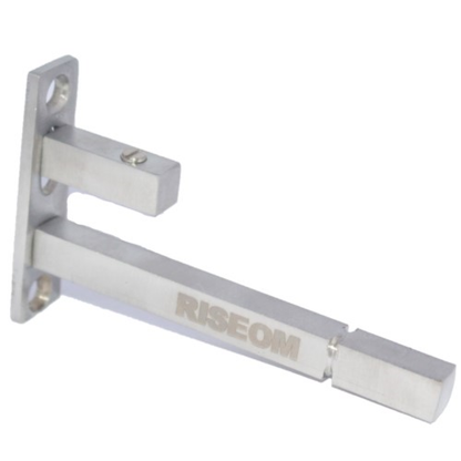 RiseOm F Type Shelf Bracket (Adjustable heavy) /Shelf Supports 5 to 12 mm of Glass Thickness - RiseOm Hardware