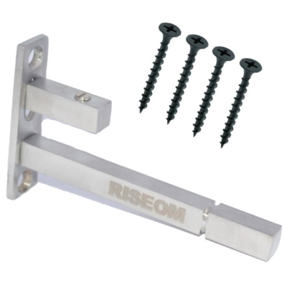 RiseOm F Type Shelf Bracket (Adjustable heavy) /Shelf Supports 5 to 12 mm of Glass Thickness - RiseOm Hardware