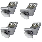 RiseOm Brass Shelf Support L-Shaped Clips for Kitchen & Bookcase Shelf Cabinet Closet L Shelf Button