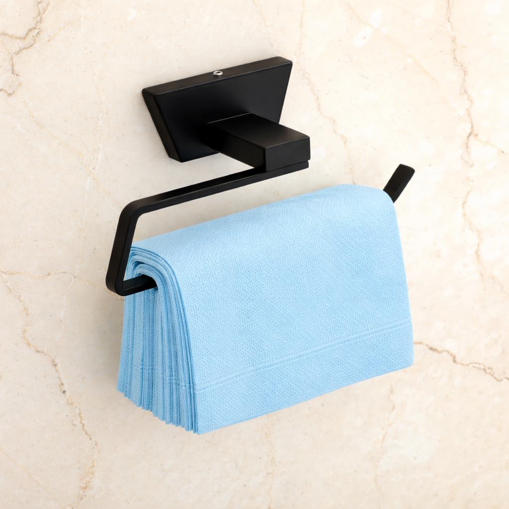RiseOm Napkin Holder Rod for Wash Basin,Towel Hanger for Bathroom, Made of Stainless Steel