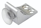 RiseOm Brass Shelf Support L-Shaped Clips for Kitchen & Bookcase Shelf Cabinet Closet L Shelf Button