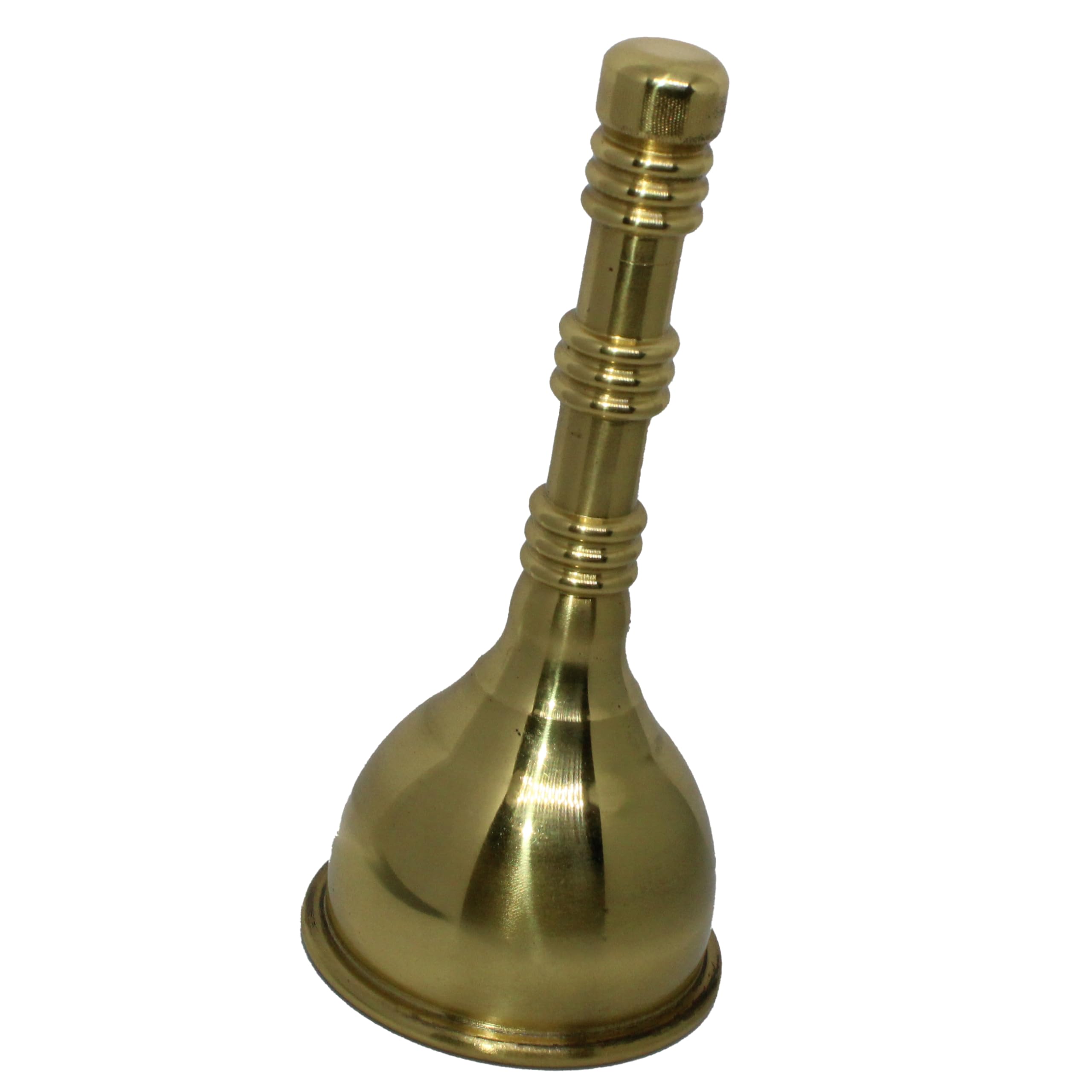 Brass Pooja Bell for Home, Prayer Bell, Pooja Mandir Bell, Pooja Hand Bell-home products-RiseOm Hardware-RISEOM