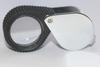 RiseOm Brass Jewelers Eye Loupe,Magnifier,Fold able Jewelry Magnifier for Gems,Jewelry,Coins,Stamps, etc