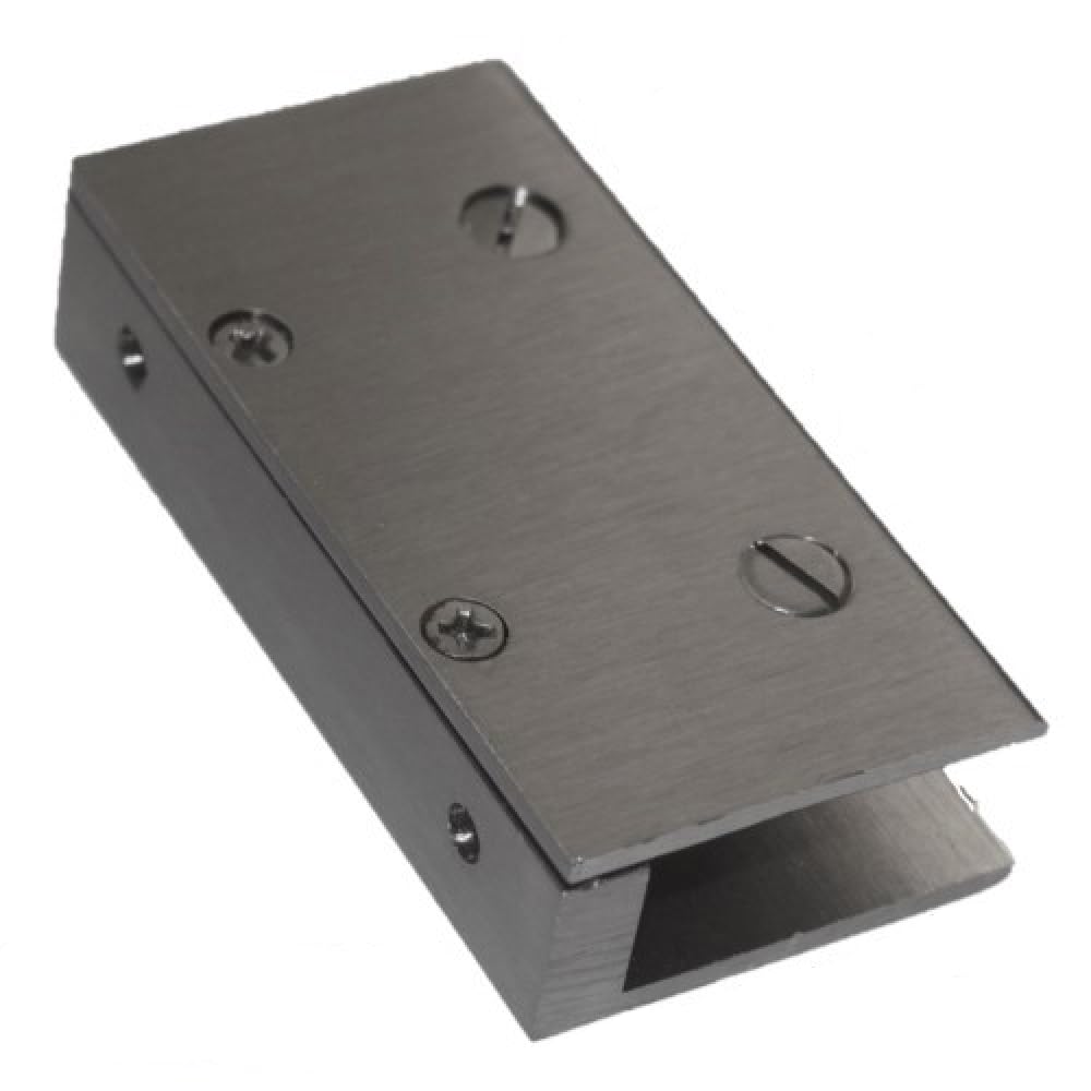 RiseOm Rectangular Shape Glass Clip Clamp U type Brackets made of Brass