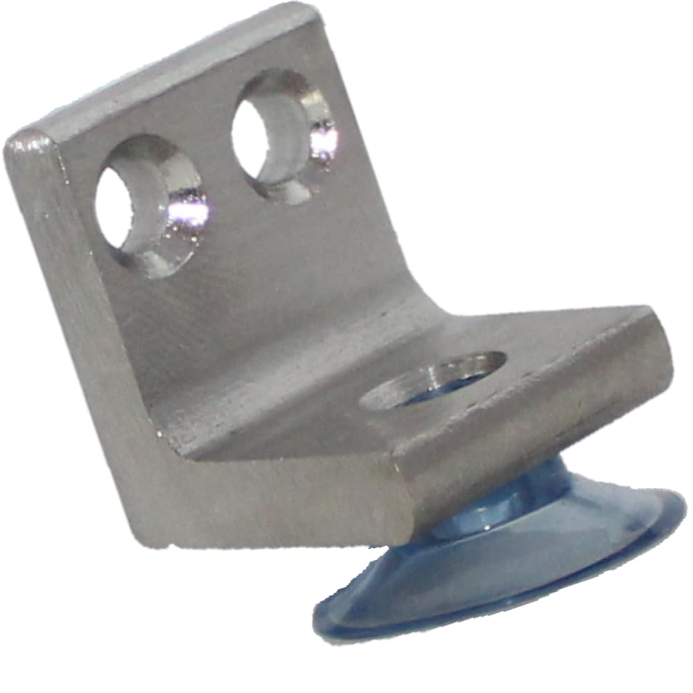 RiseOm Steel Cabinet and Shelving Support Brackets, 5mm Thick, Easy Install