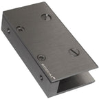 RiseOm Rectangular-Shape Glass Clip Clamp Bracket/U Bracket of Brass