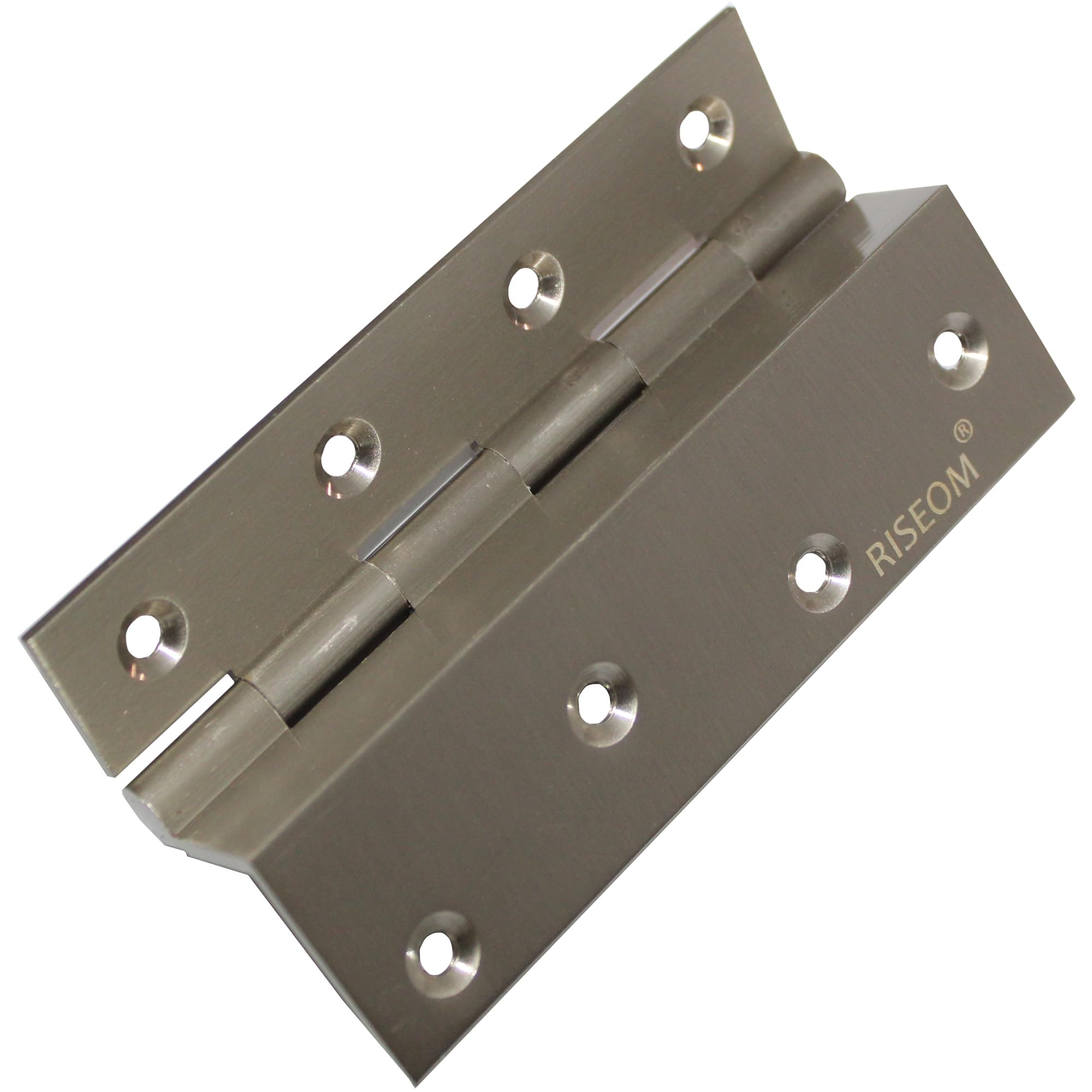 RiseOm Premium Brass Z Hinges for Cabinet Doors Heavy Duty, Corrosion-Resistant, Durable & Stylish