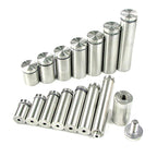 RiseOm Spacer, Standoffs for Wall mounting Glass Made of Steel