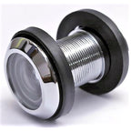 RiseOm Brass Door Peephole (Door Eye) 180 Degree Viewer for Main Doors (Polished Chrome)