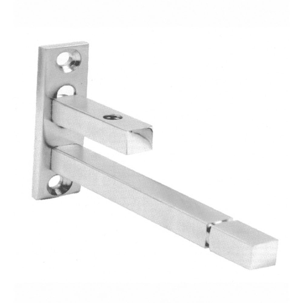 RiseOm Steel Fix Size F Bracket, F Type Shelf Support, 8 mm Rod Thickness