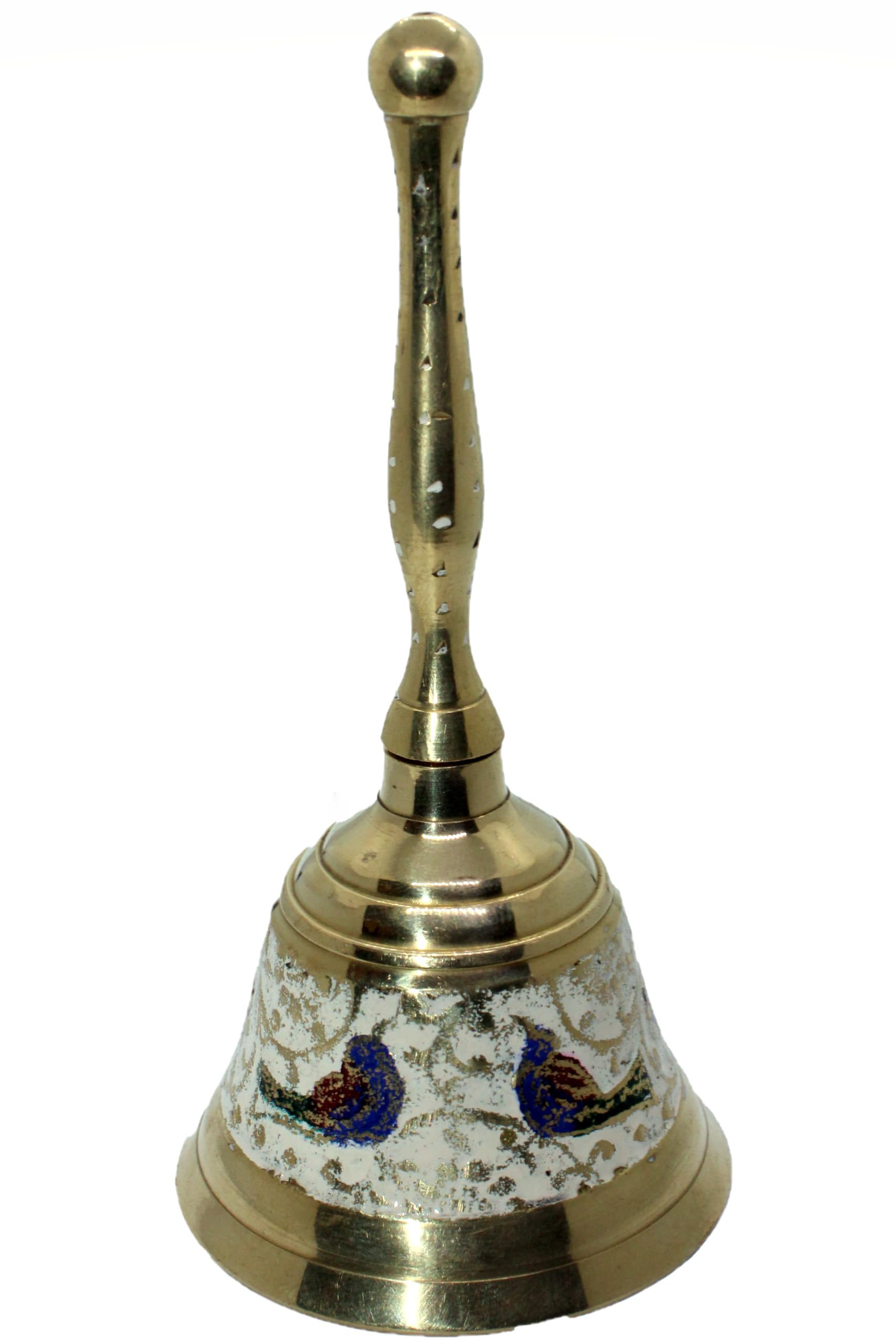 Brass Pooja Bell for Home, Prayer Bell, Pooja Mandir Bell, Pooja Hand Bell-home products-RiseOm Hardware-RISEOM