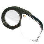 RiseOm Brass Jewelers Eye Loupe,Magnifier,Fold able Jewelry Magnifier for Gems,Jewelry,Coins,Stamps, etc