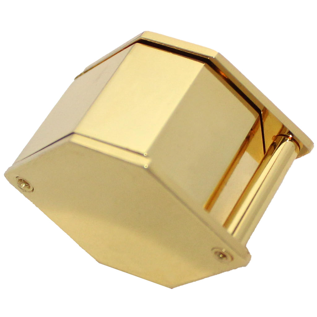 RiseOm Brass Jewelers Eye Loupe,10x Magnifier, Fold able Jewelry Magnifier for Gems,Jewelry,Coins,Stamps (Pack of 4, HEX-GoldYellow-10X)--RiseOm Hardware-RISEOM