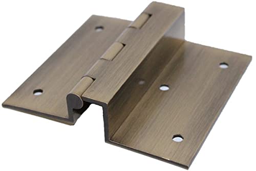 RiseOm W Hinges with Smooth Movement Made of Brass-Door Furniture-RiseOm Hardware-RISEOM