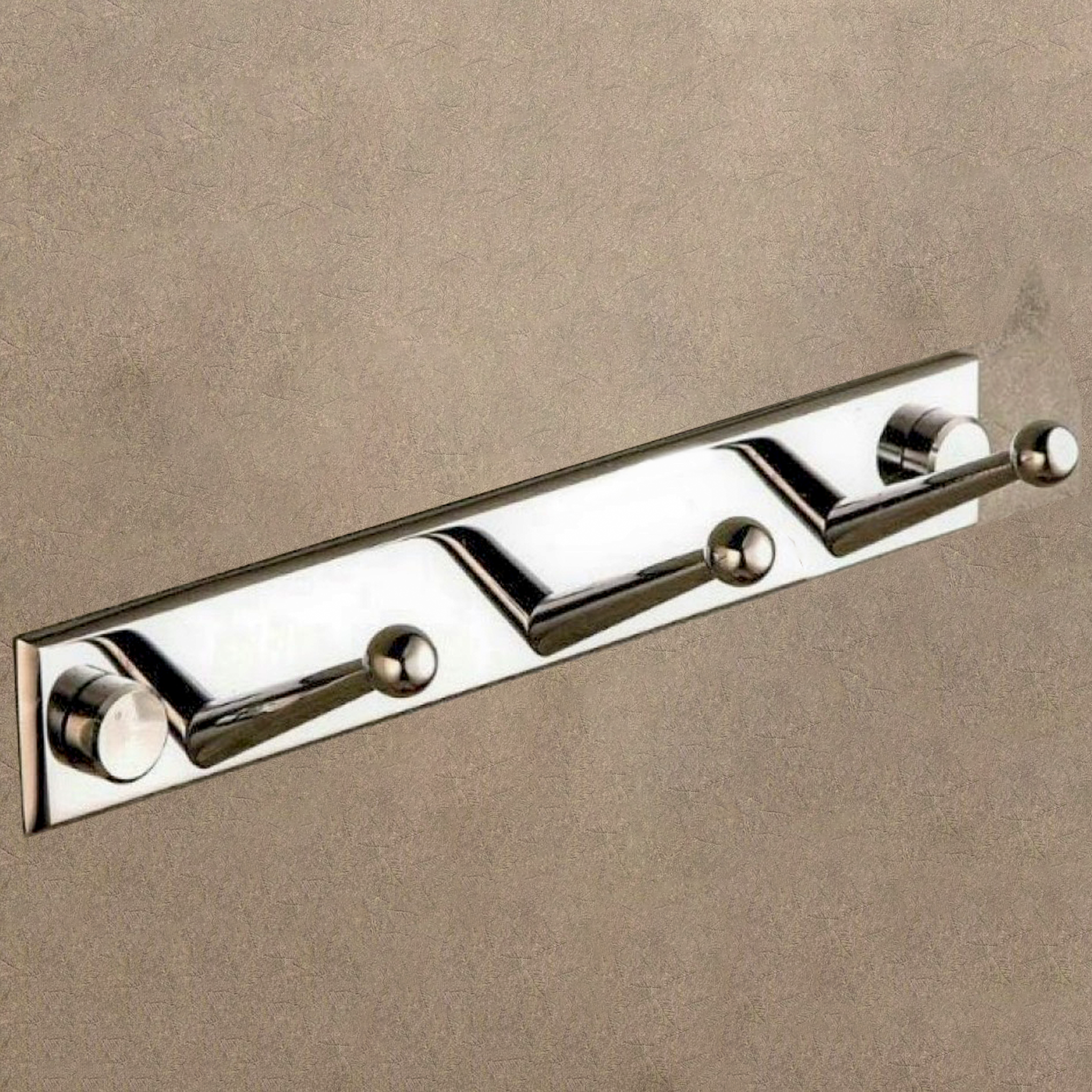 RiseOm 壁挂式衣架，用于挂衣服/毛巾，黄铜材质