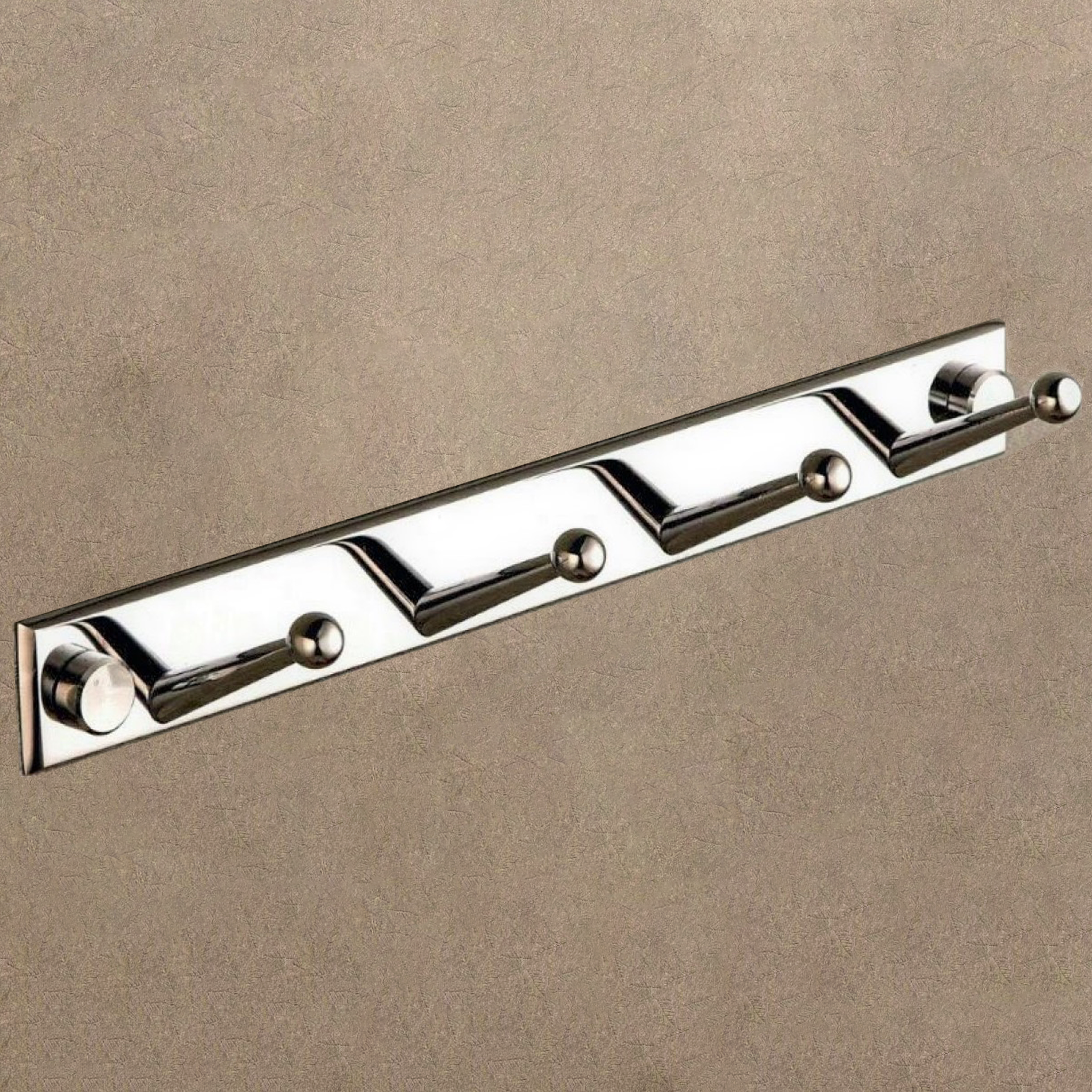 RiseOm 壁挂式衣架，用于挂衣服/毛巾，黄铜材质