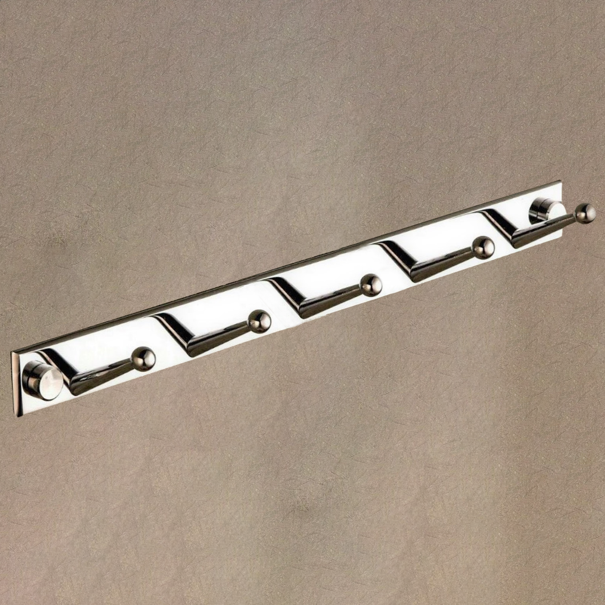 RiseOm 壁挂式衣架，用于挂衣服/毛巾，黄铜材质