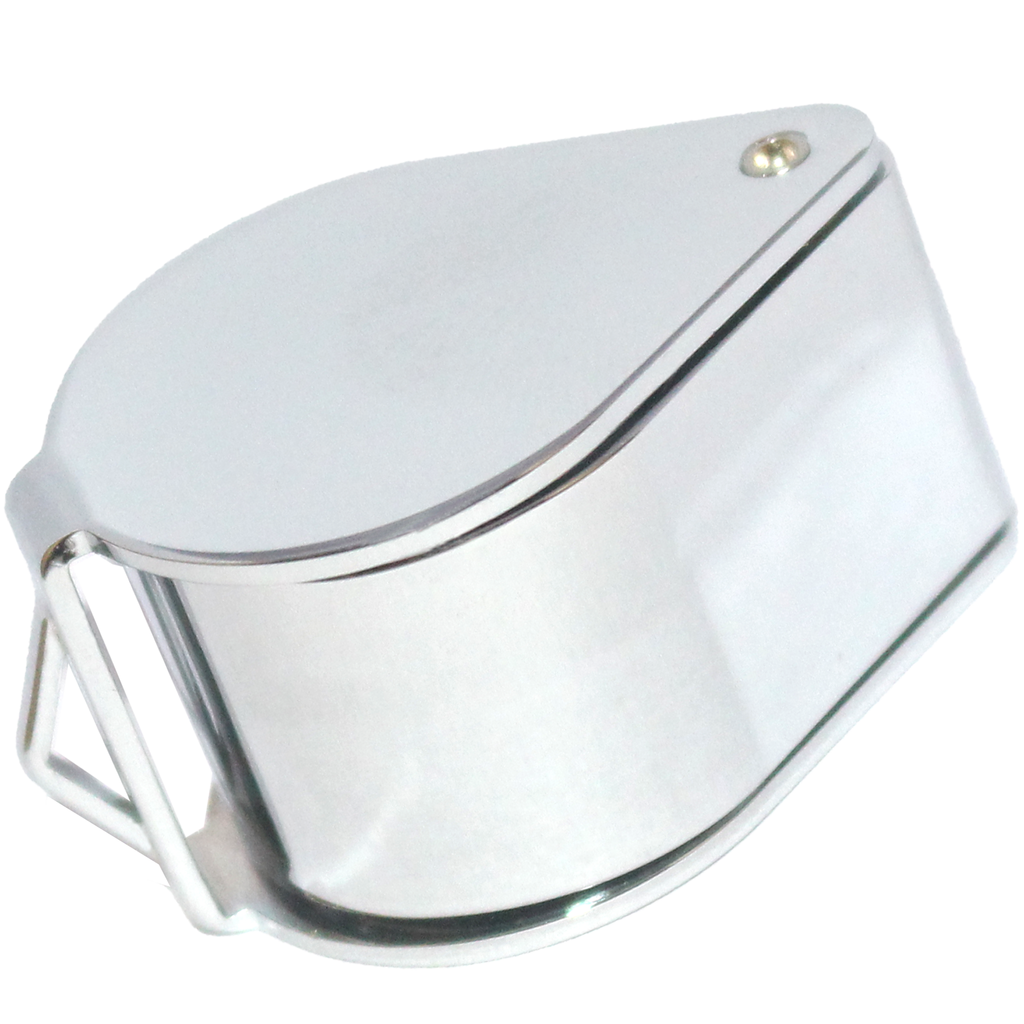 राइज़ओम ज्वैलर्स आई लूप, 10X मैग्निफायर, पीतल से बने रत्न, आभूषण, सिक्के, टिकटों के लिए ज्वेलरी मैग्निफायर