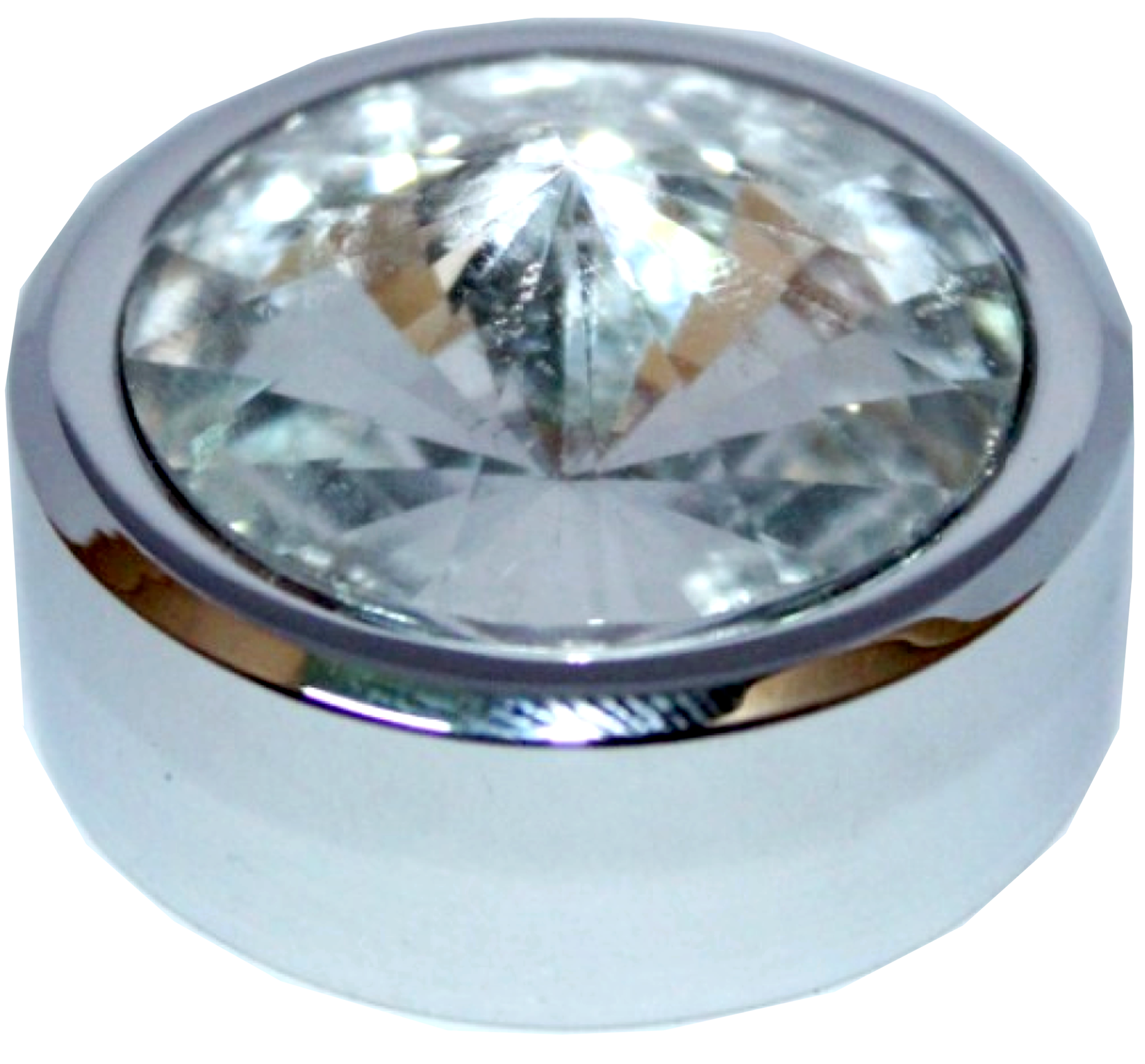 RiseOm Round Diamond Mirror Cap/Nails Decorative/Mirror Nail Decorative Cover Made Of Brass