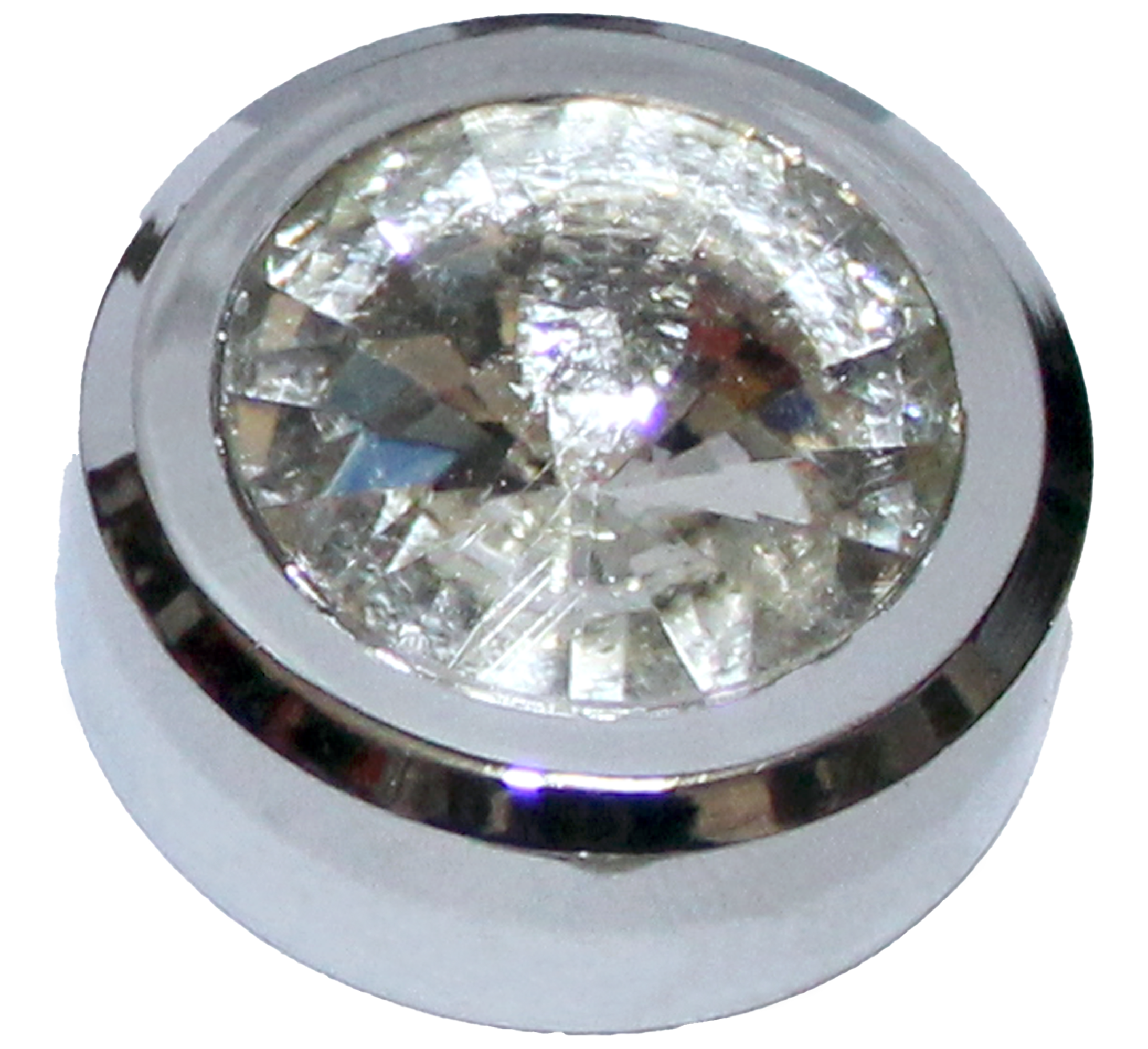 RiseOm Round Diamond Mirror Cap/Nails Decorative/Mirror Nail Decorative Cover Made Of Brass