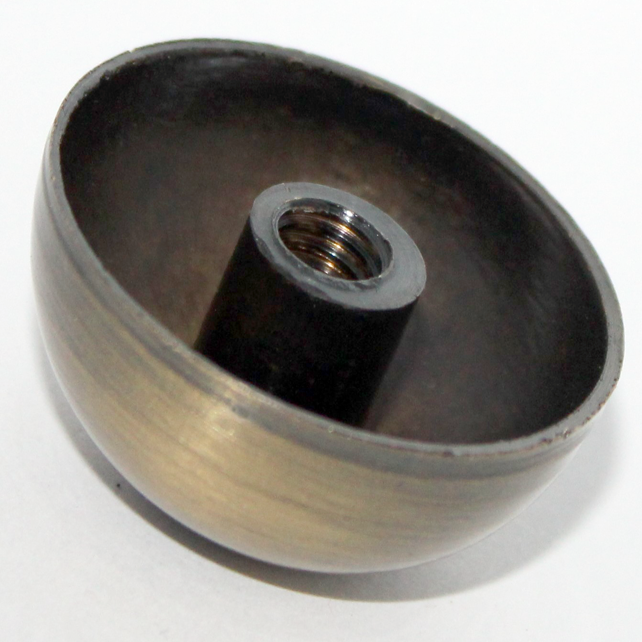 RiseOm Half Round Dome Cap made of brass 30mm diameter