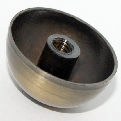 RiseOm Half Round Dome Cap made of brass 30mm diameter