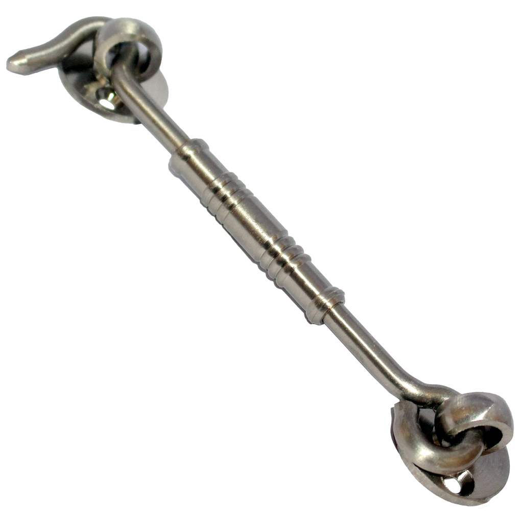 RiseOm Brass Gate Hook/Window Hook for Double Doors Gates/Windows