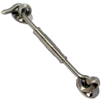 RiseOm Brass Gate Hook/Window Hook for Double Doors Gates/Windows